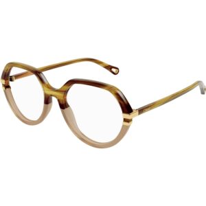 Occhiali vista  Chloé Ch0206o cod. colore 004 Donna Rotonda Havana