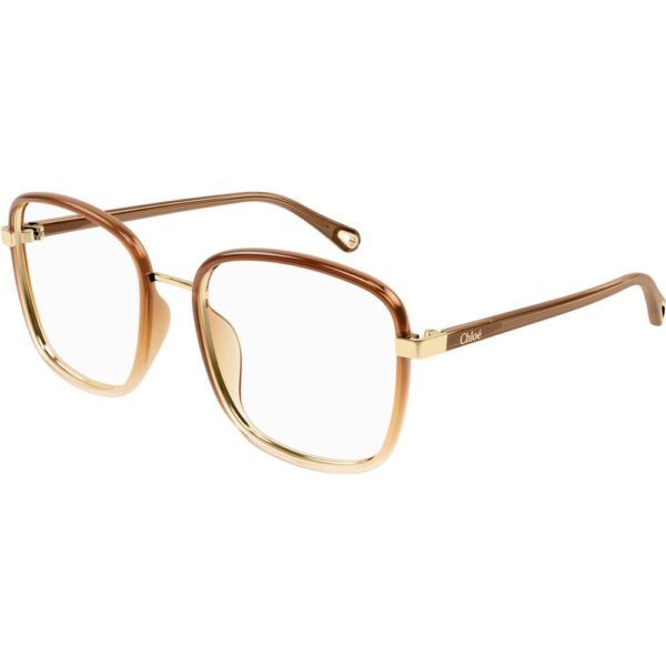 Occhiali vista  Chloé Ch0034o cod. colore 014 Donna Squadrata Marrone