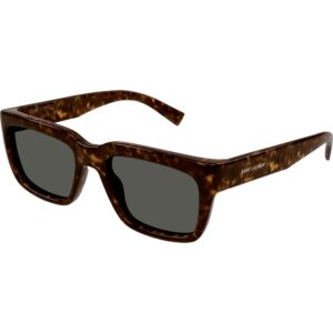 Occhiali da sole  Saint laurent Sl 615 cod. colore 002 Unisex Squadrata Havana