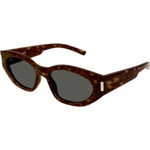 Occhiali da sole  Saint laurent Sl 638 cod. colore 002 Donna Cat eye Havana