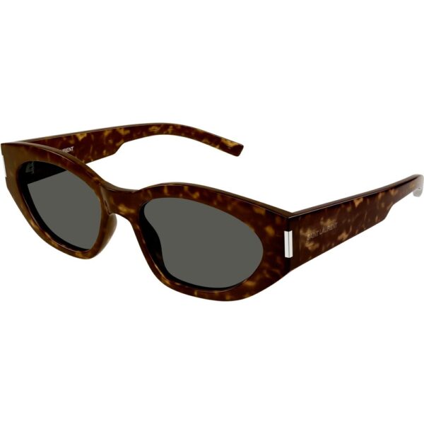 Occhiali da sole  Saint laurent Sl 638 cod. colore 002 Donna Cat eye Havana