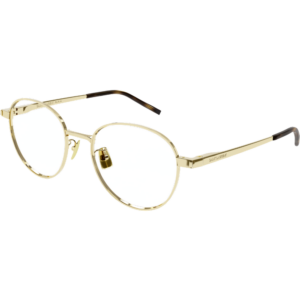 Occhiali vista  Saint laurent Sl 532 cod. colore 003 Unisex Rotonda Oro