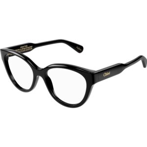 Occhiali vista  Chloé Ch0193o cod. colore 001 Donna Cat eye Nero