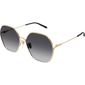 Occhiali da sole  Chloé Ch0169sa cod. colore 005 Donna Geometrica Oro