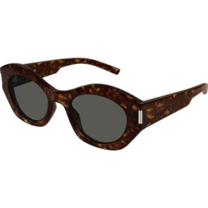 Occhiali da sole  Saint laurent Sl 639 cod. colore 002 Donna Geometrica Havana