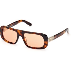 Occhiali da sole  Gcds Gd0039 cod. colore 52e Unisex Geometrica Havana