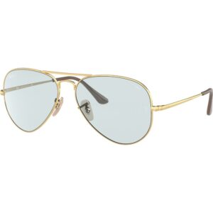 Occhiali da sole  Ray - ban Rb3689 aviator metal ii cod. colore 001/t3 Unisex Pilot Oro