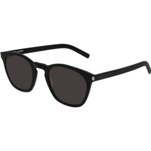 Occhiali da sole  Saint laurent Sl 28 slim cod. colore 001 Unisex Squadrata Nero