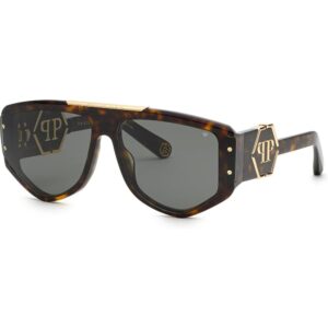 Occhiali da sole  Philipp plein Spp093m plein ego cod. colore 0722 Uomo Squadrata Havana