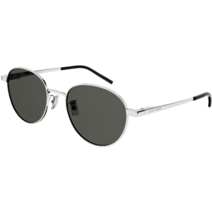 Occhiali da sole  Saint laurent Sl 533 cod. colore 010 Unisex Rotonda Argento