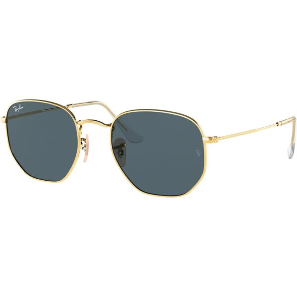 Occhiali da sole  Ray - ban Rb3548n hexagonal cod. colore 001/r5 Unisex Geometrica Oro