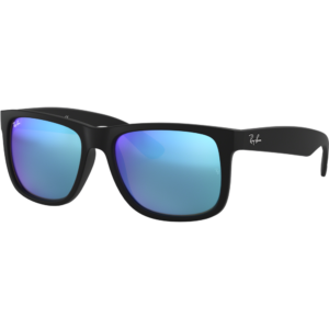 Occhiali da sole  Ray - ban Rb4165f justin cod. colore 622/55 Uomo Squadrata Nero