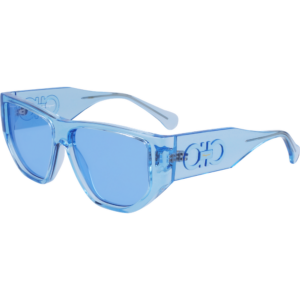 Occhiali da sole  Ferragamo Sf1077s cod. colore 432 Unisex Squadrata Blu