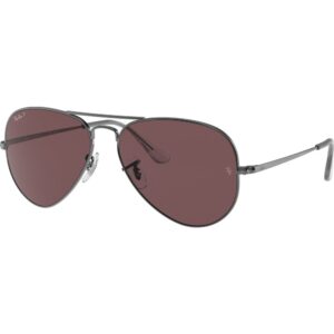 Occhiali da sole  Ray - ban Rb3689 aviator metal ii cod. colore 004/af Unisex Pilot Grigio