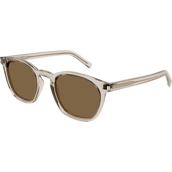 Occhiali da sole  Saint laurent Sl 28 cod. colore 047 Unisex Squadrata Beige