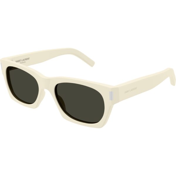 Occhiali da sole  Saint laurent Sl 402 cod. colore 020 Unisex Squadrata Avorio