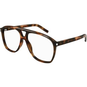 Occhiali vista  Saint laurent Sl 596 dune opt cod. colore 002 Donna Pilot Havana