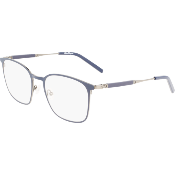 Occhiali vista  Ferragamo Sf2566 cod. colore 021 Uomo Squadrata Rutenio/blu