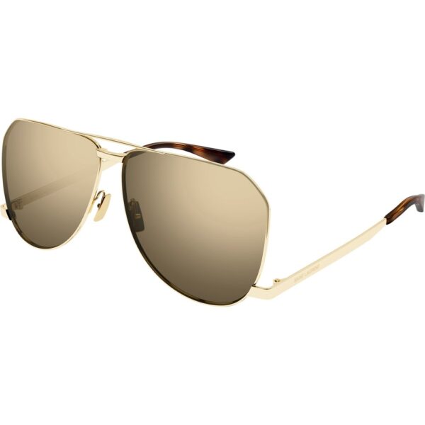 Occhiali da sole  Saint laurent Sl 690 dust cod. colore 004 Uomo Pilot Oro