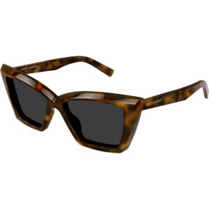 Occhiali da sole  Saint laurent Sl 657 cod. colore 002 Donna Cat eye Havana