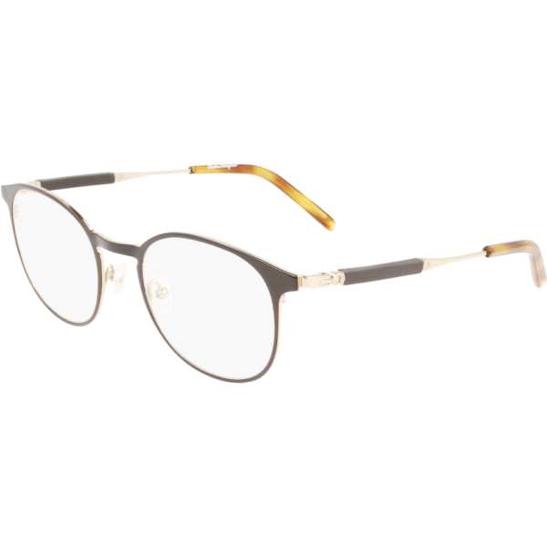 Occhiali vista  Ferragamo Sf2567 cod. colore 733 Uomo Rotonda Nero/oro