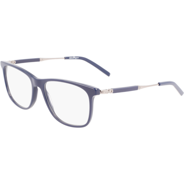 Occhiali vista  Ferragamo Sf2926 cod. colore 404 Uomo Rotonda Blu