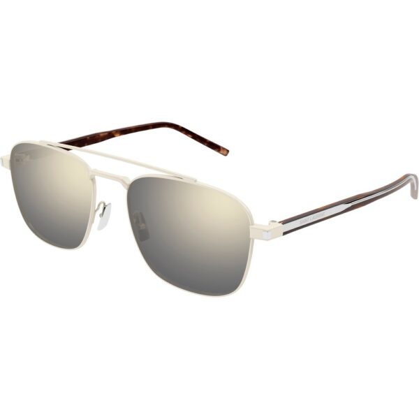 Occhiali da sole  Saint laurent Sl 665 cod. colore 005 Unisex Pilot Avorio