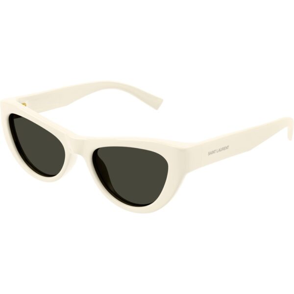 Occhiali da sole  Saint laurent Sl 676 cod. colore 008 Donna Cat eye Avorio