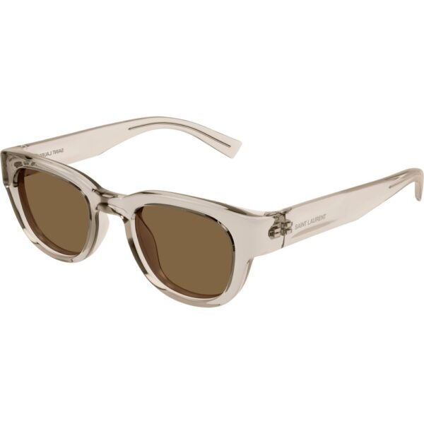 Occhiali da sole  Saint laurent Sl 675 cod. colore 004 Unisex Rotonda Beige