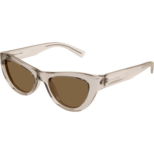 Occhiali da sole  Saint laurent Sl 676 cod. colore 005 Donna Cat eye Beige