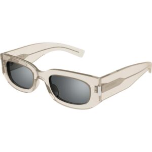 Occhiali da sole  Saint laurent Sl 697 cod. colore 003 Unisex Rotonda Beige