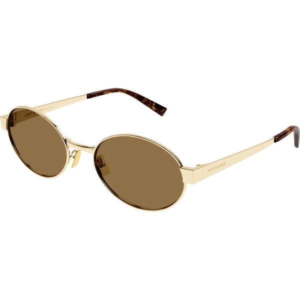 Occhiali da sole  Saint laurent Sl 692 cod. colore 004 Donna Rotonda Oro