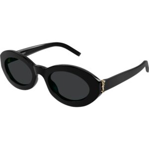 Occhiali da sole  Saint laurent Sl m136 cod. colore 001 Donna Rotonda Nero