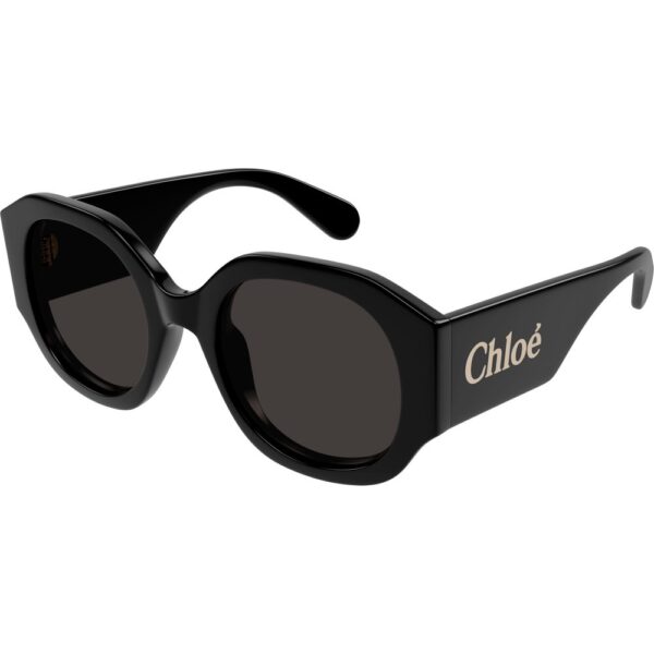 Occhiali da sole  Chloé Ch0234s cod. colore 001 Donna Rotonda Nero