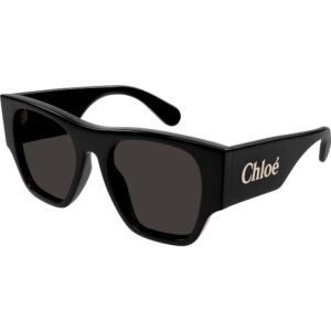 Occhiali da sole  Chloé Ch0233s cod. colore 001 Donna Squadrata Nero