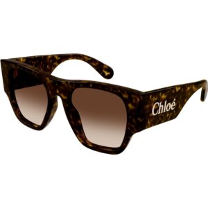 Occhiali da sole  Chloé Ch0233s cod. colore 002 Donna Squadrata Havana