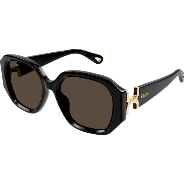 Occhiali da sole  Chloé Ch0236s cod. colore 001 Donna Squadrata Nero