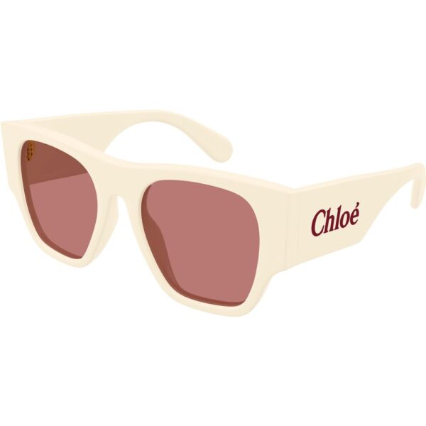 Occhiali da sole  Chloé Ch0233s cod. colore 003 Donna Squadrata Avorio