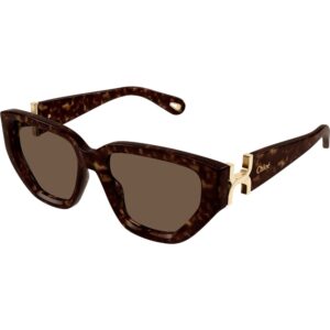 Occhiali da sole  Chloé Ch0235s cod. colore 002 Donna Cat eye Havana