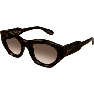 Occhiali da sole  Chloé Ch0220s cod. colore 002 Donna Cat eye Havana