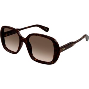 Occhiali da sole  Chloé Ch0222s cod. colore 002 Donna Squadrata Havana