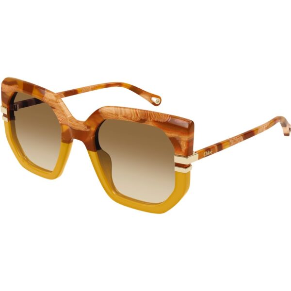 Occhiali da sole  Chloé Ch0240s cod. colore 004 Donna Farfalla Marrone