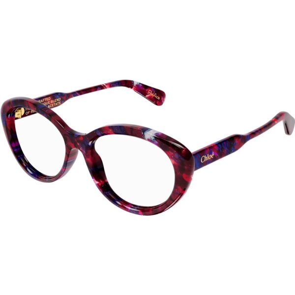 Occhiali vista  Chloé Ch0223o cod. colore 004 Donna Cat eye Bordeaux