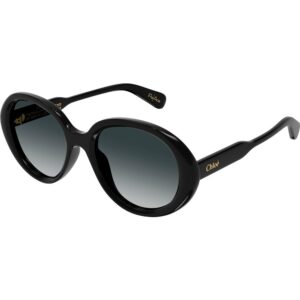 Occhiali da sole  Chloé Ch0221s cod. colore 001 Donna Rotonda Nero