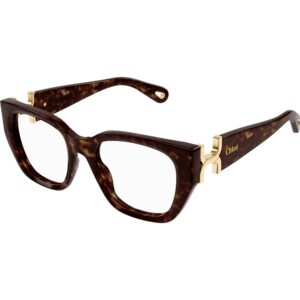 Occhiali vista  Chloé Ch0238o cod. colore 002 Donna Cat eye Havana