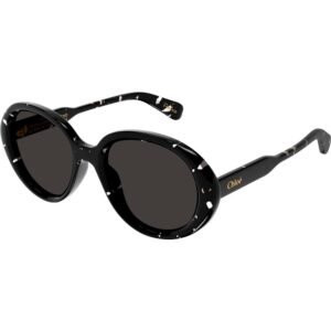 Occhiali da sole  Chloé Ch0221s cod. colore 003 Donna Rotonda Nero