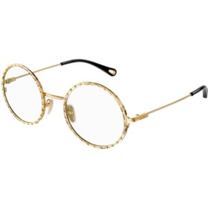 Occhiali vista  Chloé Ch0232o cod. colore 001 Donna Rotonda Oro