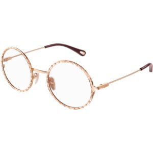 Occhiali vista  Chloé Ch0232o cod. colore 003 Donna Rotonda Oro