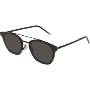 Occhiali da sole  Saint laurent Sl 28 metal cod. colore 001 Unisex Squadrata Nero