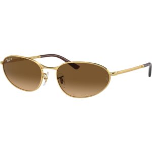 Occhiali da sole  Ray - ban Rb3734  cod. colore 001/m2 Unisex Geometrica Oro